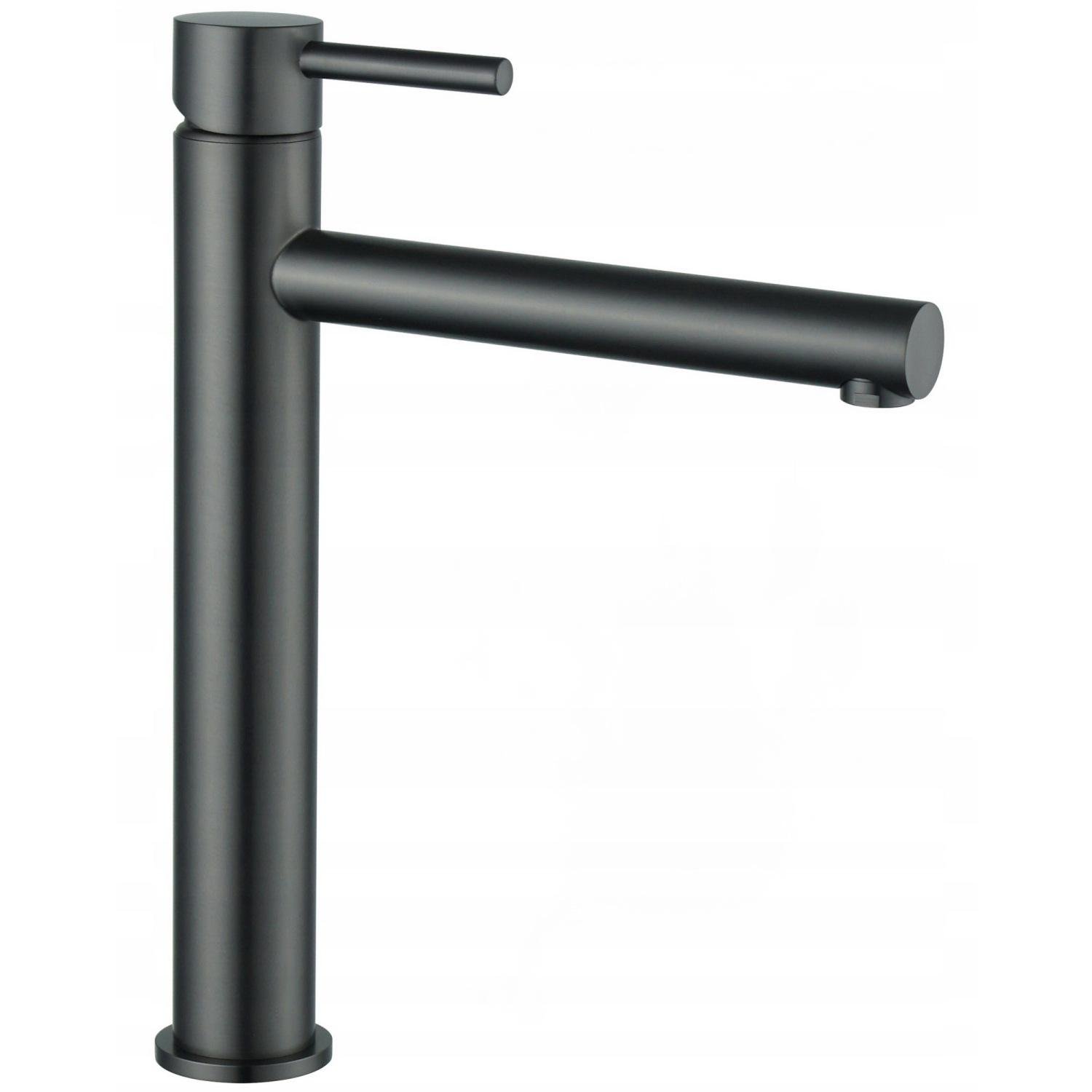 Смеситель для умывальника Mexen 74110-66 ELBA MEX-74110-66 высокий однорычажный Графитовый (171676)