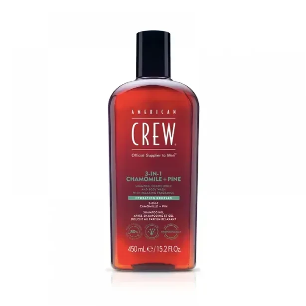 Шампунь/кондиционер и гель для душа American Crew Relaxing 3в1 450 мл