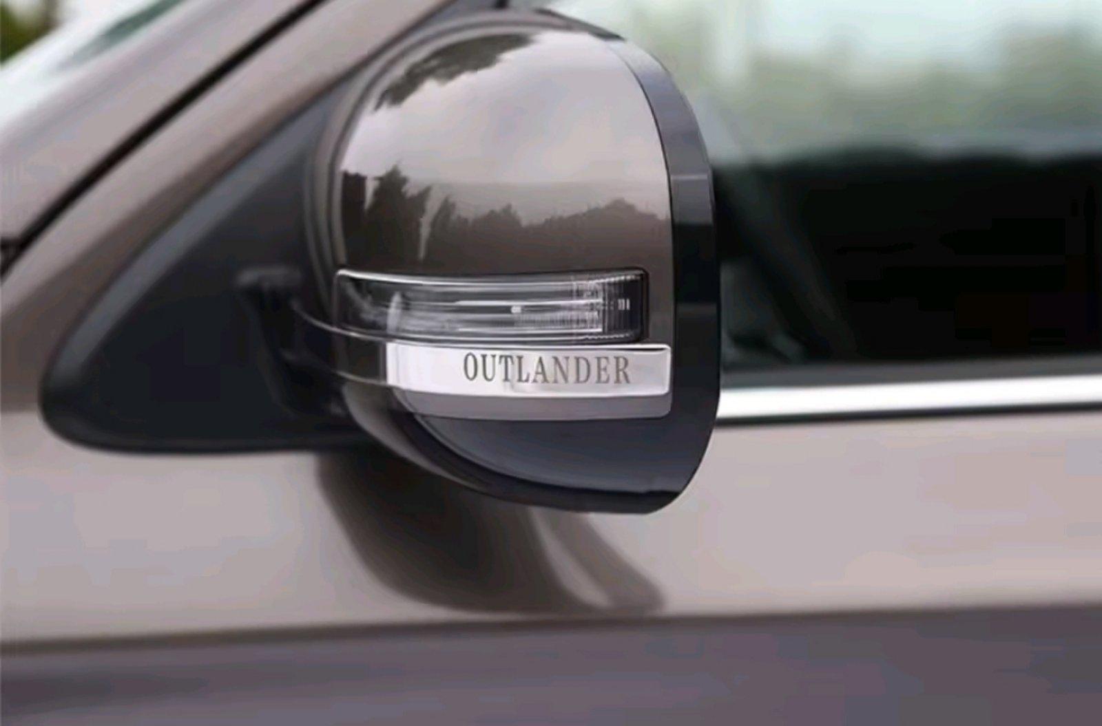 Накладки на дзеркала Mitsubishi Outlander 3 XL з написом Outlander 2 шт. (27489994) - фото 4 Накладки на дзеркала Mitsubishi Outlander 3 XL з написом Outlander 2 шт. (27489994) - фото 4