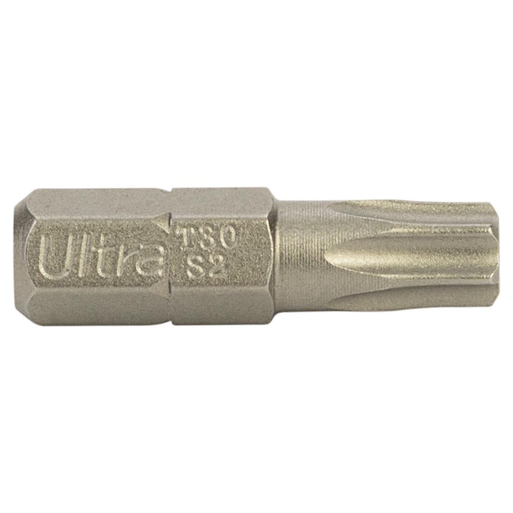 Набір біт Ultra TORX-proof 30x25 мм 1/4" 10 шт. S2 в блістері (4015802) - фото 3