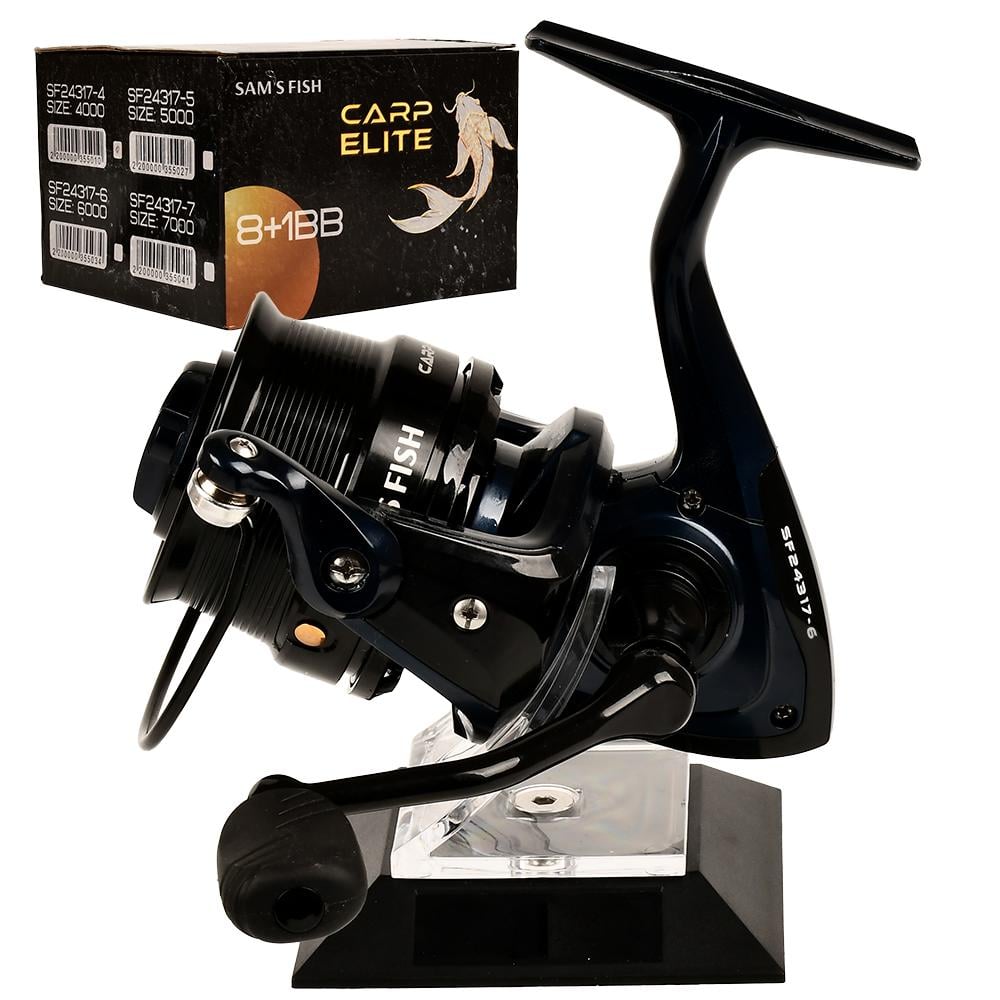 Рыболовная катушка Sams Fish Carp Elite 6000 Черный (SF24317-6)