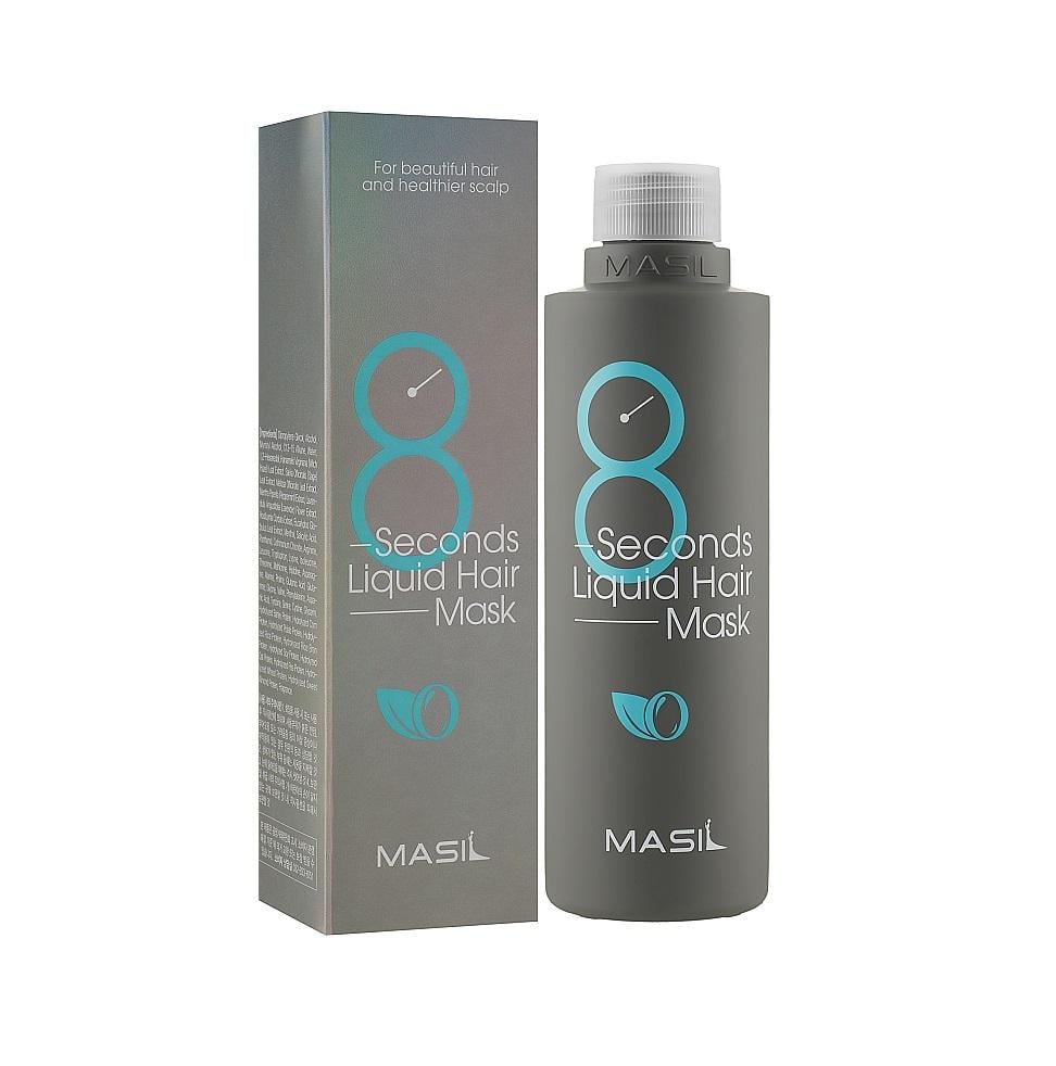 Маска для профессионального восстановления поврежденных волос 8 seconds salon liquid hair mask Masil 100 мл (8809744060279)