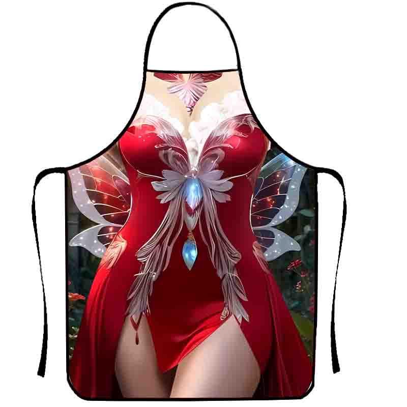 Фартук с приколом девушка Фея 80x60 см Разноцветный (50201) Фартук с приколом девушка Фея 80x60 см Разноцветный (50201)