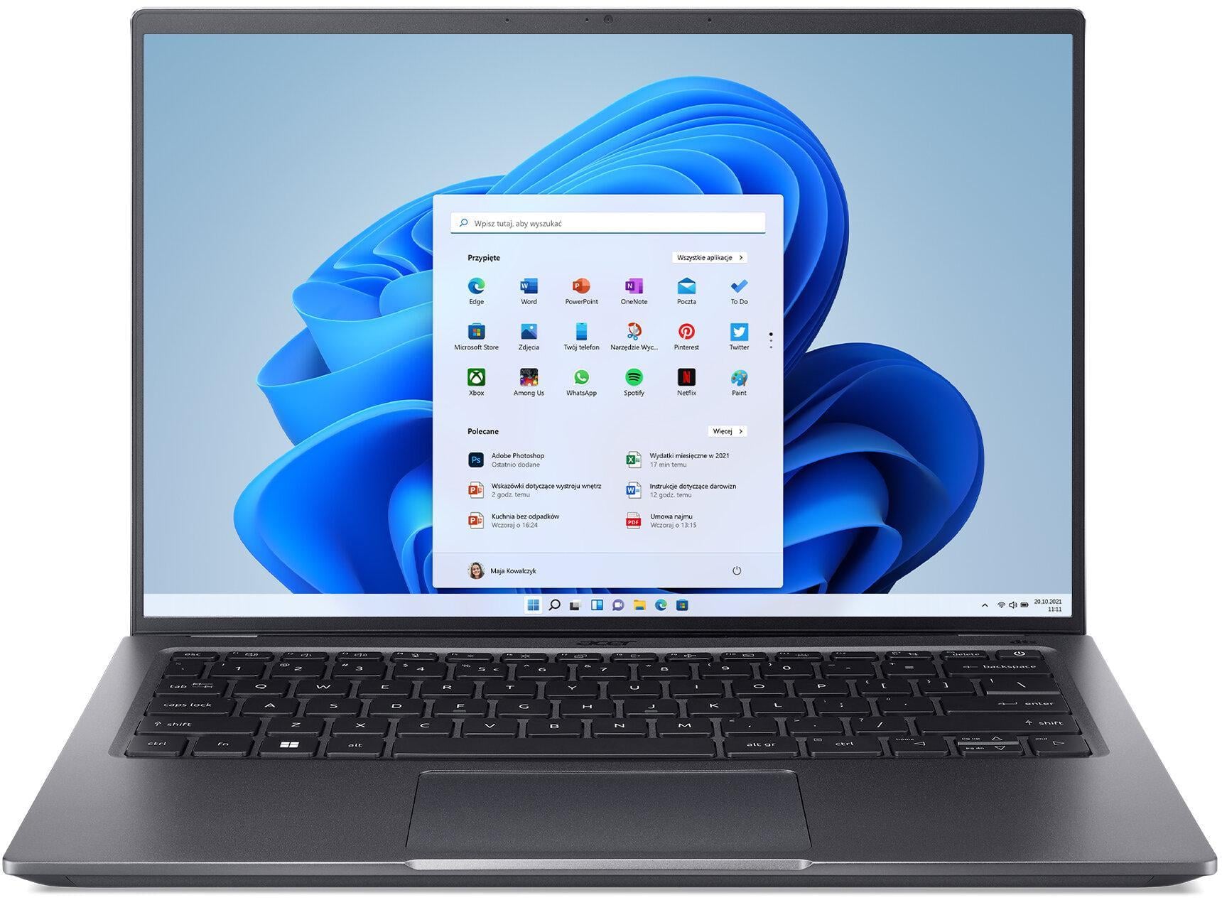 Ноутбук Acer SwiftхSFX14-51G 14" IPS i7-1260P RAM 1TB SSD GeForce RTX3050Ti Windows 11 Home 16 Gb (NXK6LEP005)
