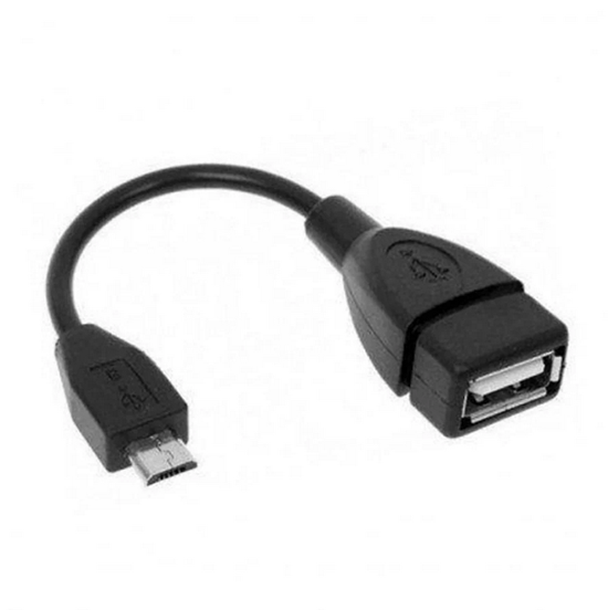 Кабель-переходник OTG USB/micro-USB Черный (18880033)