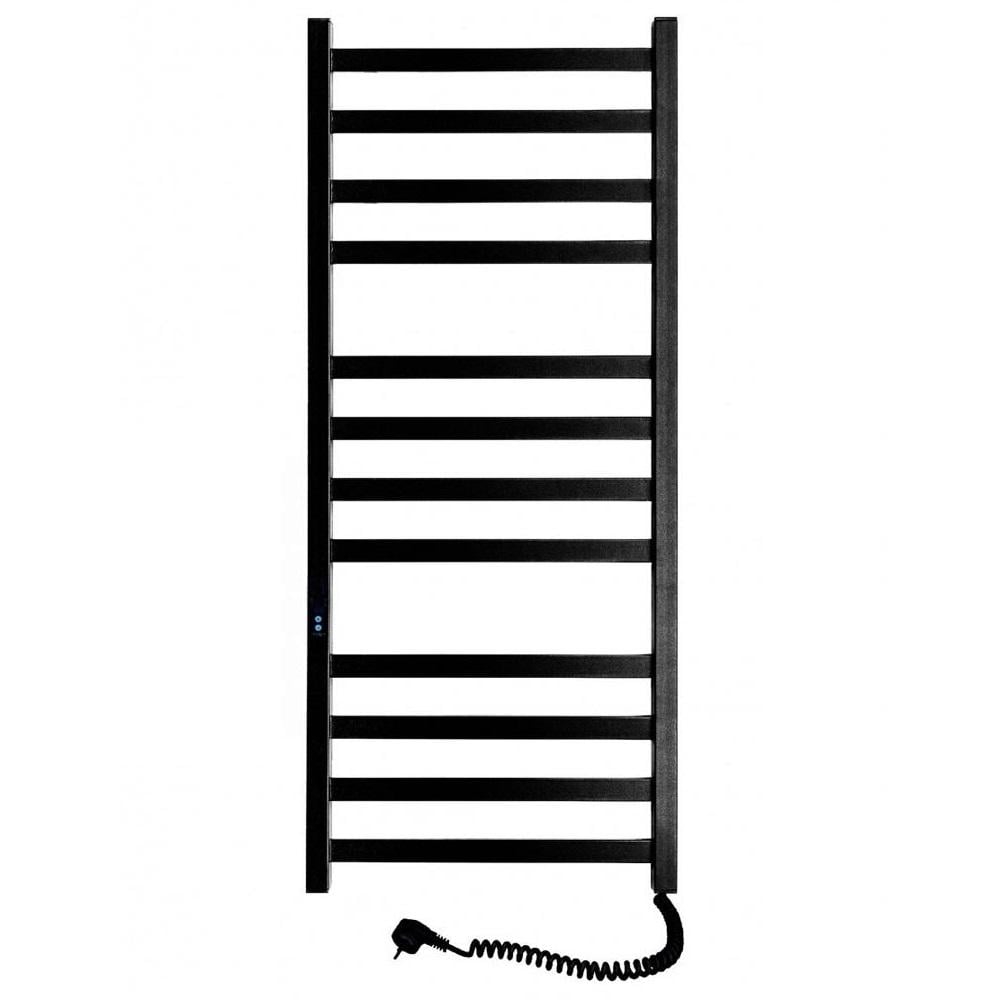 Полотенцесушитель электрический SANTAN лестница Авангард 480х1200 правосторонний digital таймер Черный (115916)