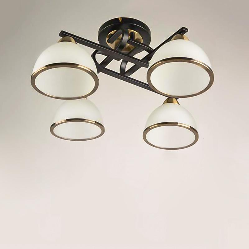 Люстра потолочная LightHouse SRS-16288/4 Черный/Бронзовый (10382)