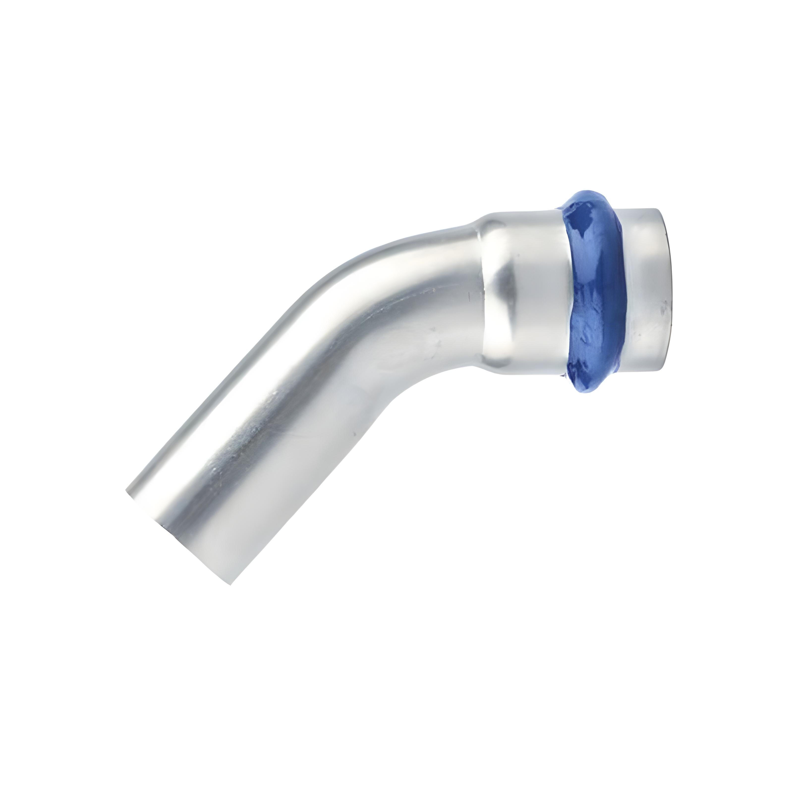 Угольник ASG INOX тип V Press Steel ВЗ ⌀ 15 мм 45° (SW-100849) Угольник ASG INOX тип V Press Steel ВЗ ⌀ 15 мм 45° (SW-100849)