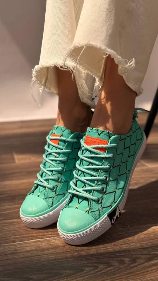 Кеды женские Jibukang р. 38 Бирюзовый (29471782)