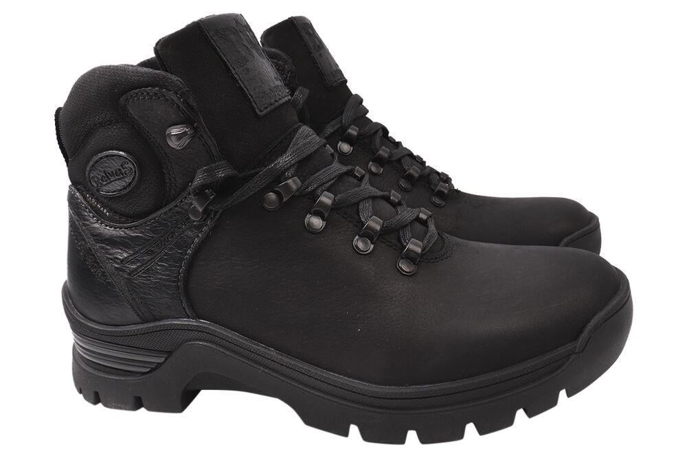 Ботинки мужские Belvas из кожи на платформе на шнуровке р. 41 Черный (29-21ZHS)