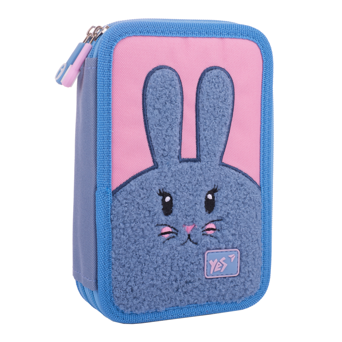 Пенал двойной YES HP-01 Lovely Bunny 13х21х4 см Разноцветный (533637)