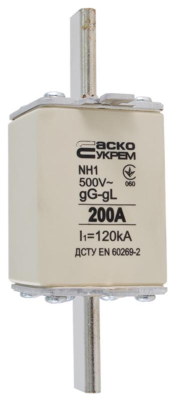 Запобіжник ножовий АСКО-Укрем NH1 200A gG з плавкою вставкою (A0050010031) - фото 3