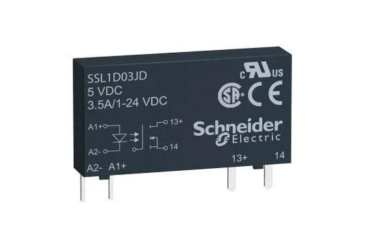 Реле твердотельное Schneider Electric SSL 3,5А 12В/24 В 1NO (SSL1D03JD)