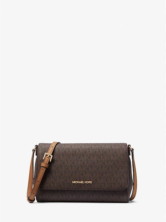 Женская сумка кросс-боди Michael Kors Medium Logo Convertible Crossbody Bag Коричневый (192877958796)