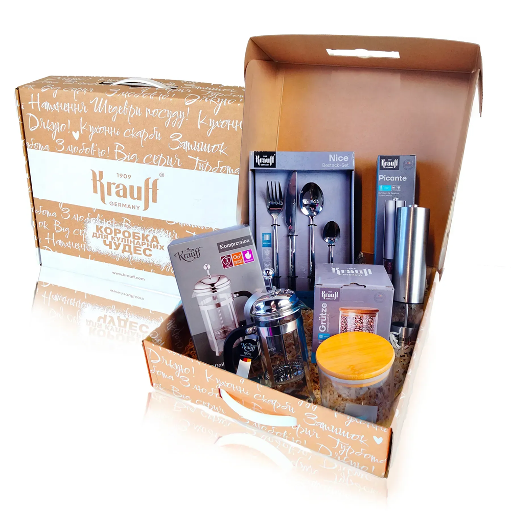 Подарунковий бокс Krauff №4 "Коробка для кулінарних чудес" (55-333-510)