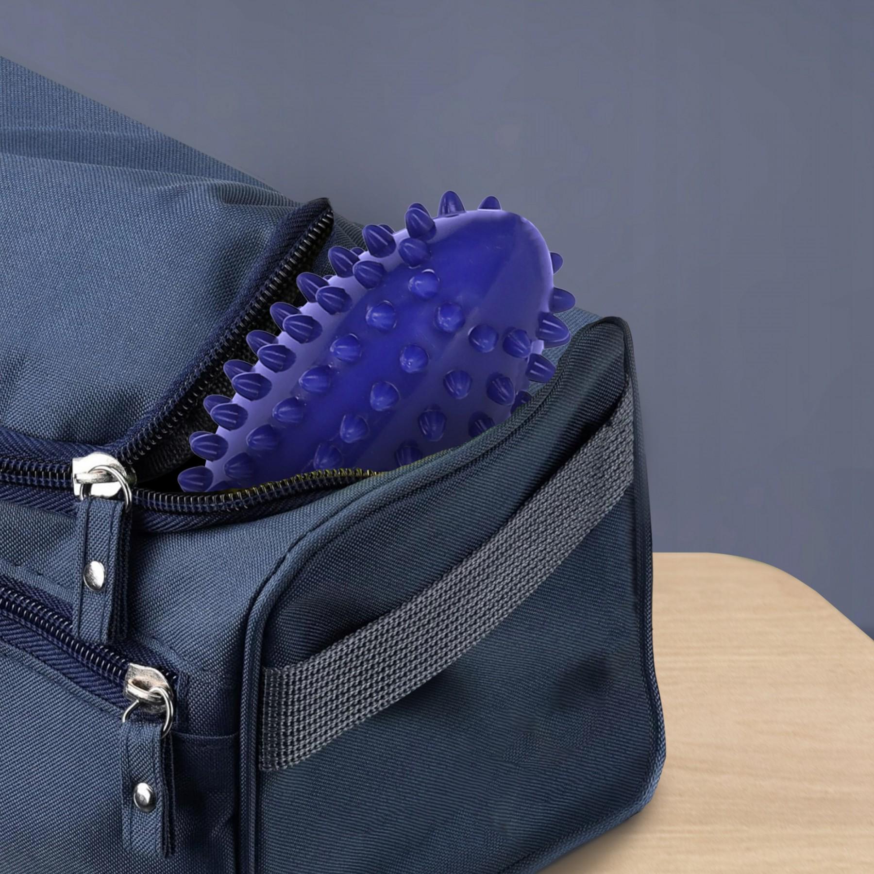 Массажный мяч огурец 4fizjo 4FJ0652 Spike Bean 11,5x5 см Blue (51993) - фото 11