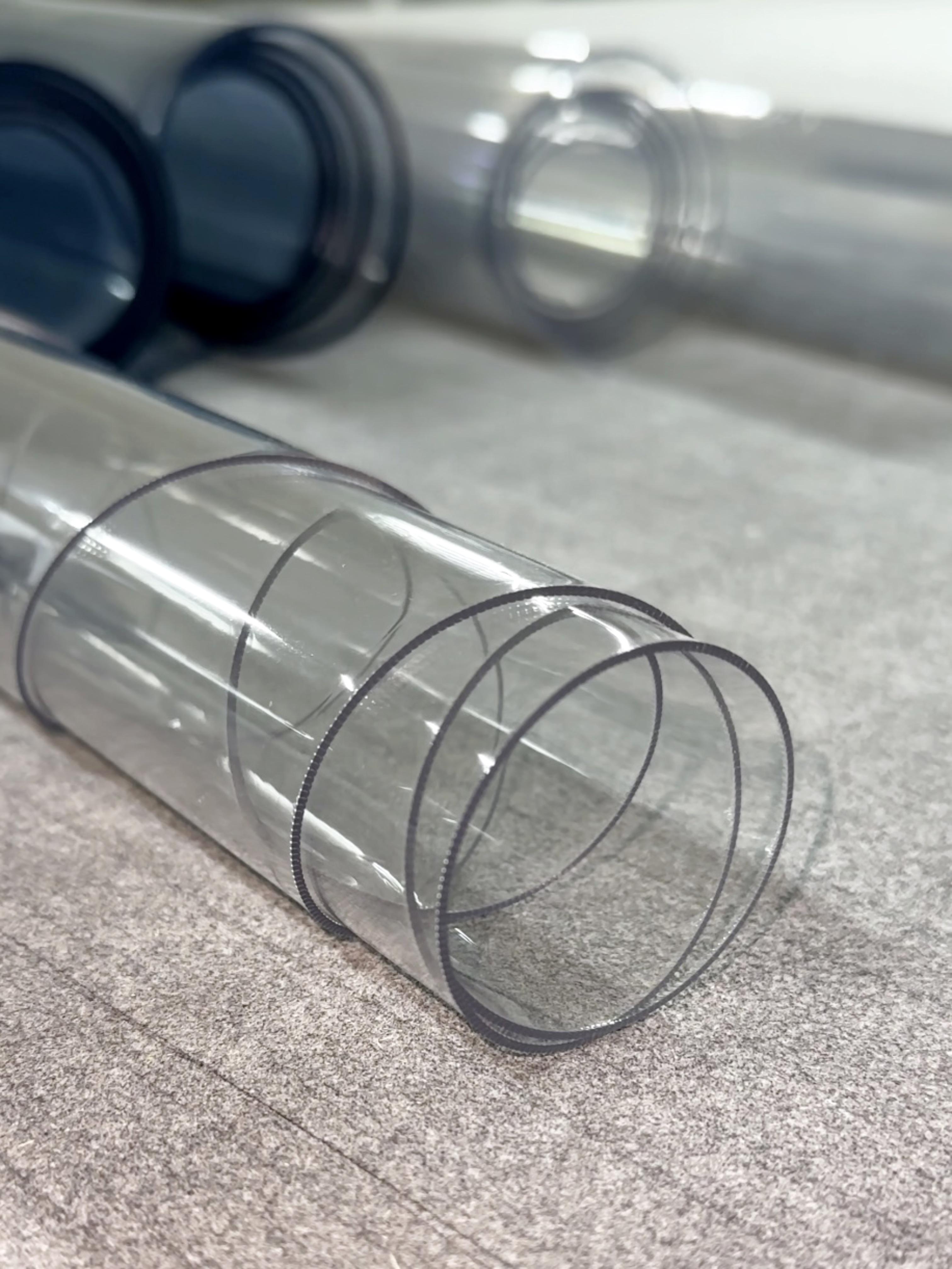 Скатертина силіконова круг Crystal м'яке скло ∅ 105 см/1,5 мм 1500 мікрон (1150-68) - фото 15