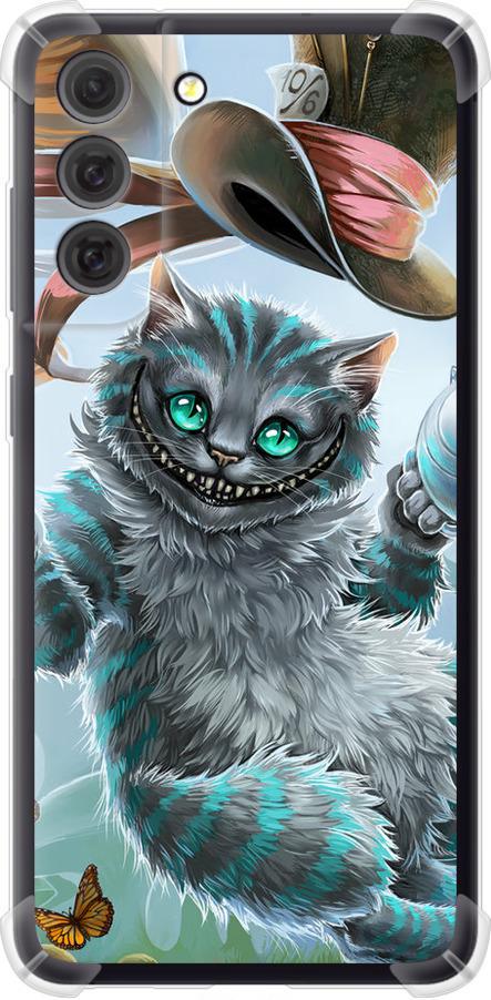 Чехол на Samsung Galaxy S21 FE Чеширский кот 2 (3993sp-2302-42517) Чехол на Samsung Galaxy S21 FE Чеширский кот 2 (3993sp-2302-42517)