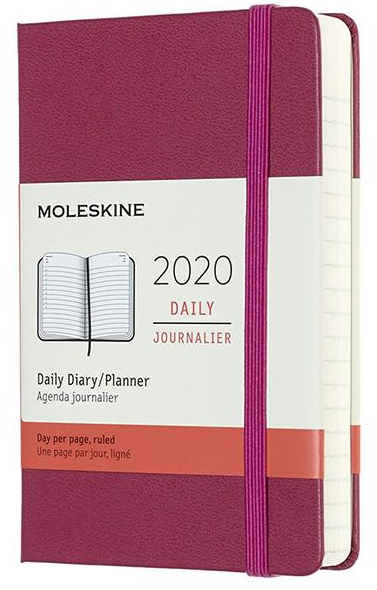 Ежедневник Moleskine 2020 маленький Изысканный розовый (DHD1612DC2Y20)