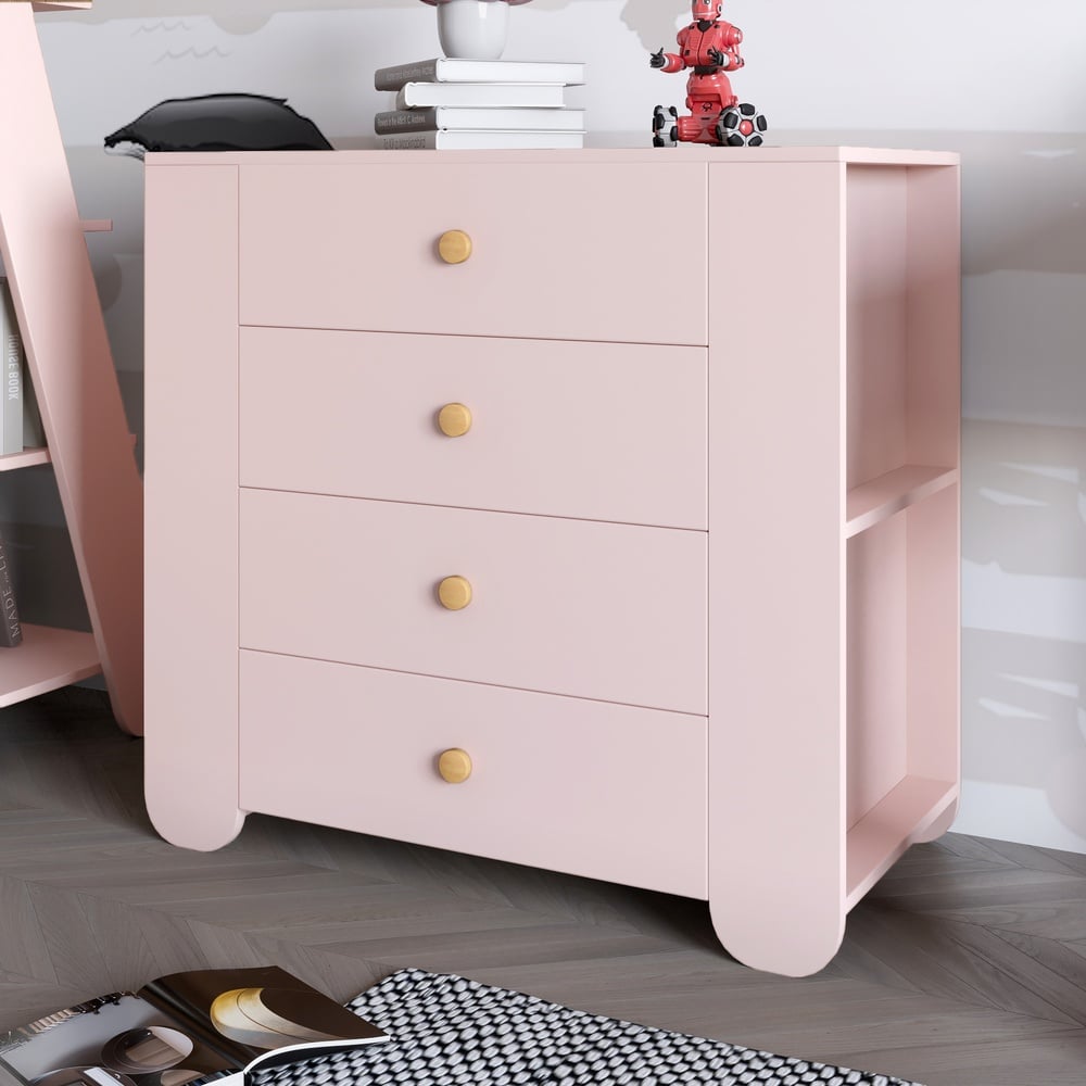 Комод Lion Indi 80x40x75,5 см Розовый (LION-042947)