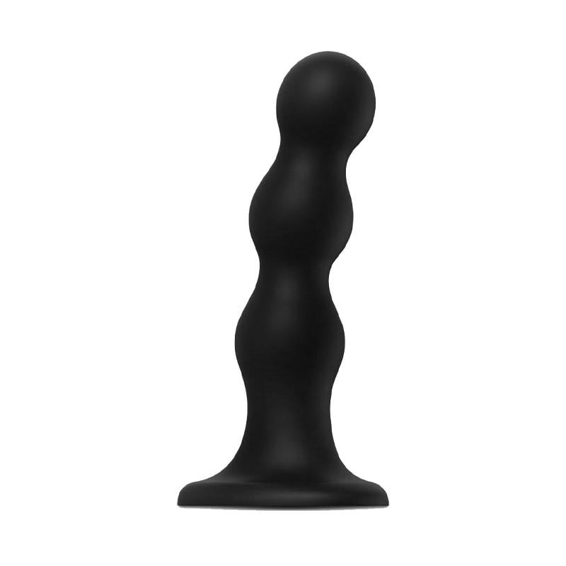 Насадка для страпона на присоске Strap-On-Me Dildo Plug Balls L 15 см Черный (54136)