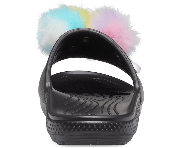 Шльопанці жіночі утеплені Crocs Classic Fur Sure Slide р. 38-39 Чорний (5483) - фото 5 Шльопанці жіночі утеплені Crocs Classic Fur Sure Slide р. 38-39 Чорний (5483) - фото 5