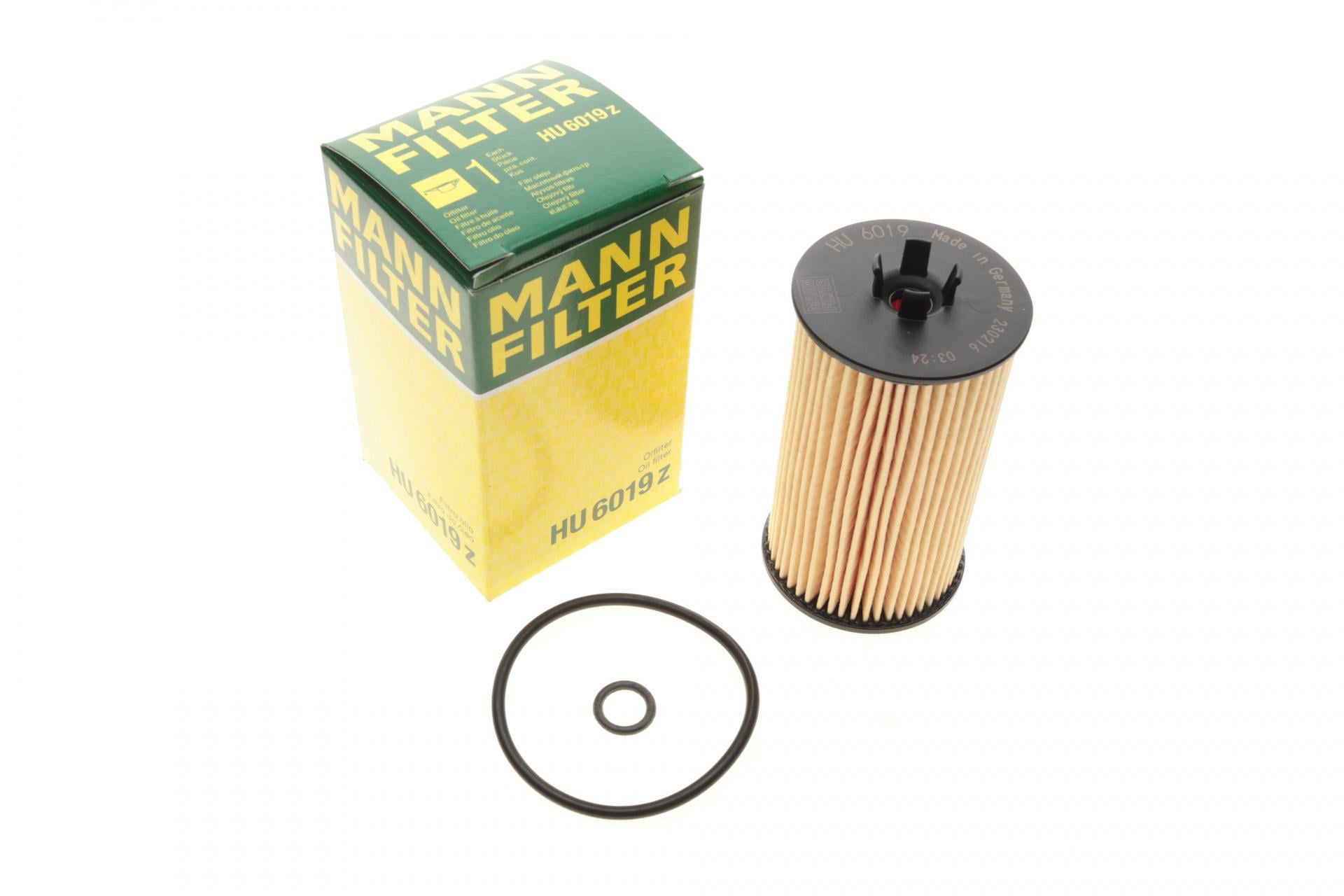 Фильтр масляный Mann-Filter для Opel Astra J/K/Insignia A/B/Meriva B/Mokka/Zafira C 1,6D 13- (HU 6019 Z)