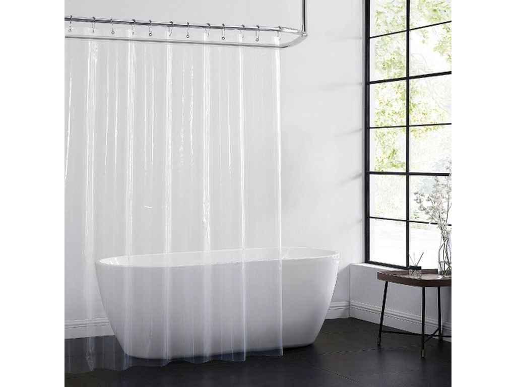 Штора для ванной DARIANA Clear PEVA 12 колец 180х180 см (21656942)