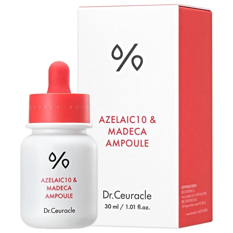 Сироватка з азелаїновою кислотою 10% та мадекасосидом Dr.Ceuracle Azelaic 10 & Madeca Ampoule 30 мл (8806133616741)