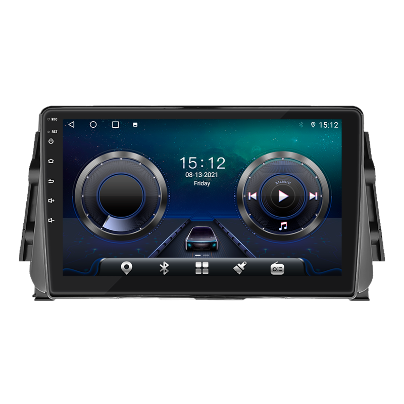 Автомагнитола штатная Lesko 4G/CarPlay/Wi-Fi для Nissan Micra V 2017-4/64Gb 9" (1652493777)