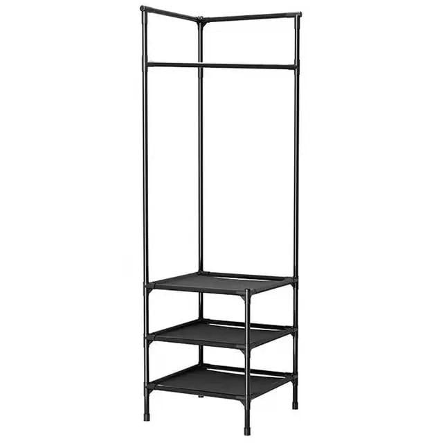 Вешалка для одежды угловая Rias Corner Coat Rack 180х45х45 см Black (3_04420) - фото 1