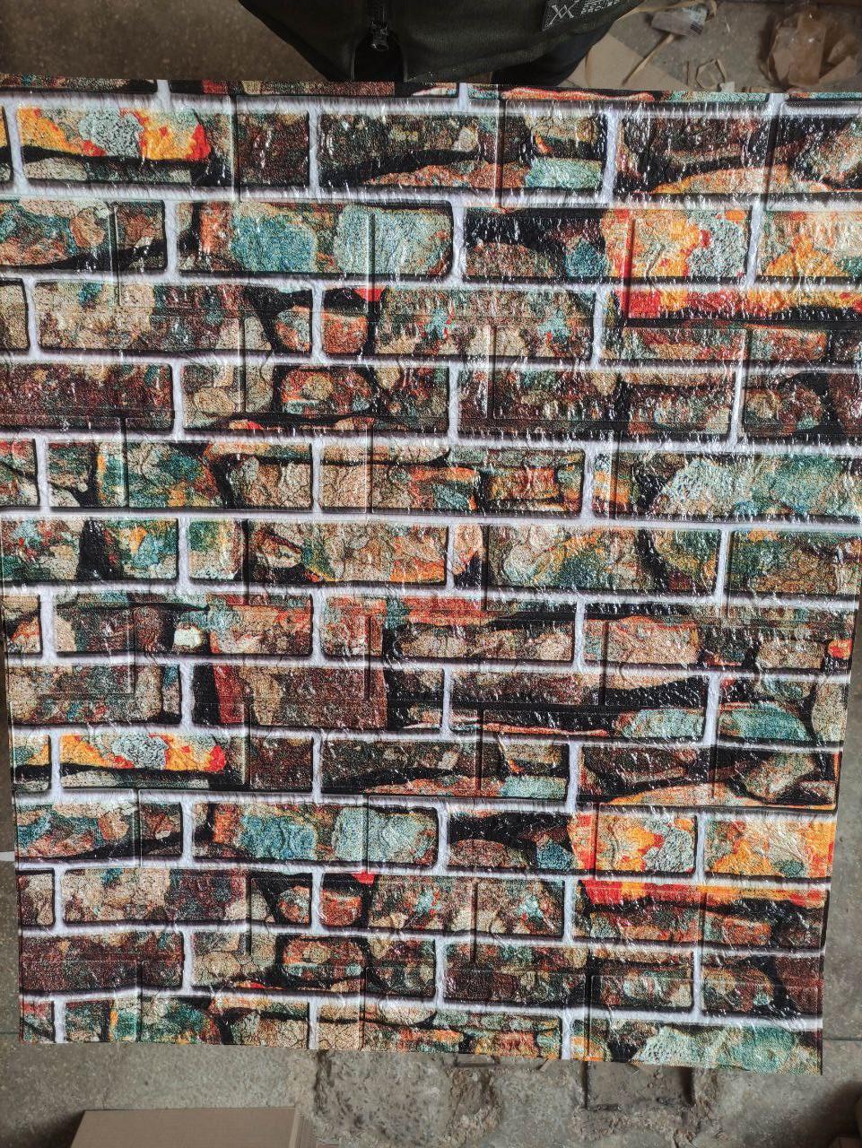 3D-панель Кирпич самоклеящийся екатеринославский 700x770x5 мм Разноцветный - фото 3 3D-панель Кирпич самоклеящийся екатеринославский 700x770x5 мм Разноцветный - фото 3