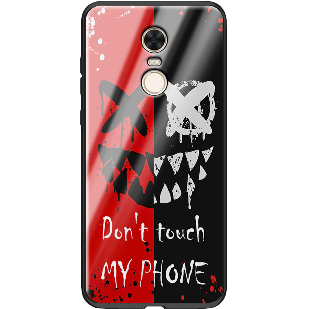 Чехол BoxFace Xiaomi Redmi 5 Plus Bad Smile Черный силикон со стеклом (32522-up2468-37744)