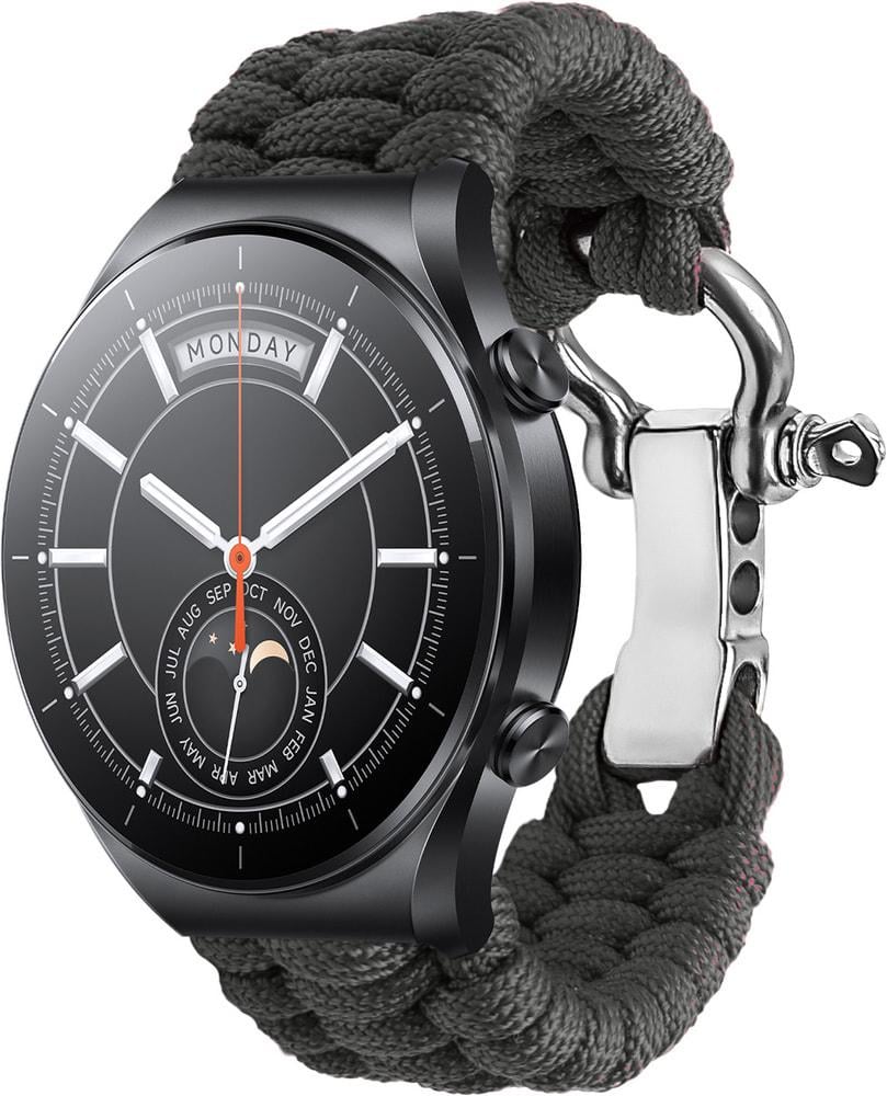 Ремешок из Паракорда Ruper для Xiaomi Watch S1 Acttive (22mm) Grey (30821-33)