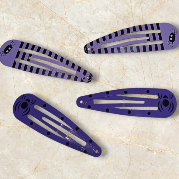 Заколки на Хелловін з принтом One size Фіолетово-чорний (703161) - фото 3 Заколки на Хелловін з принтом One size Фіолетово-чорний (703161) - фото 3