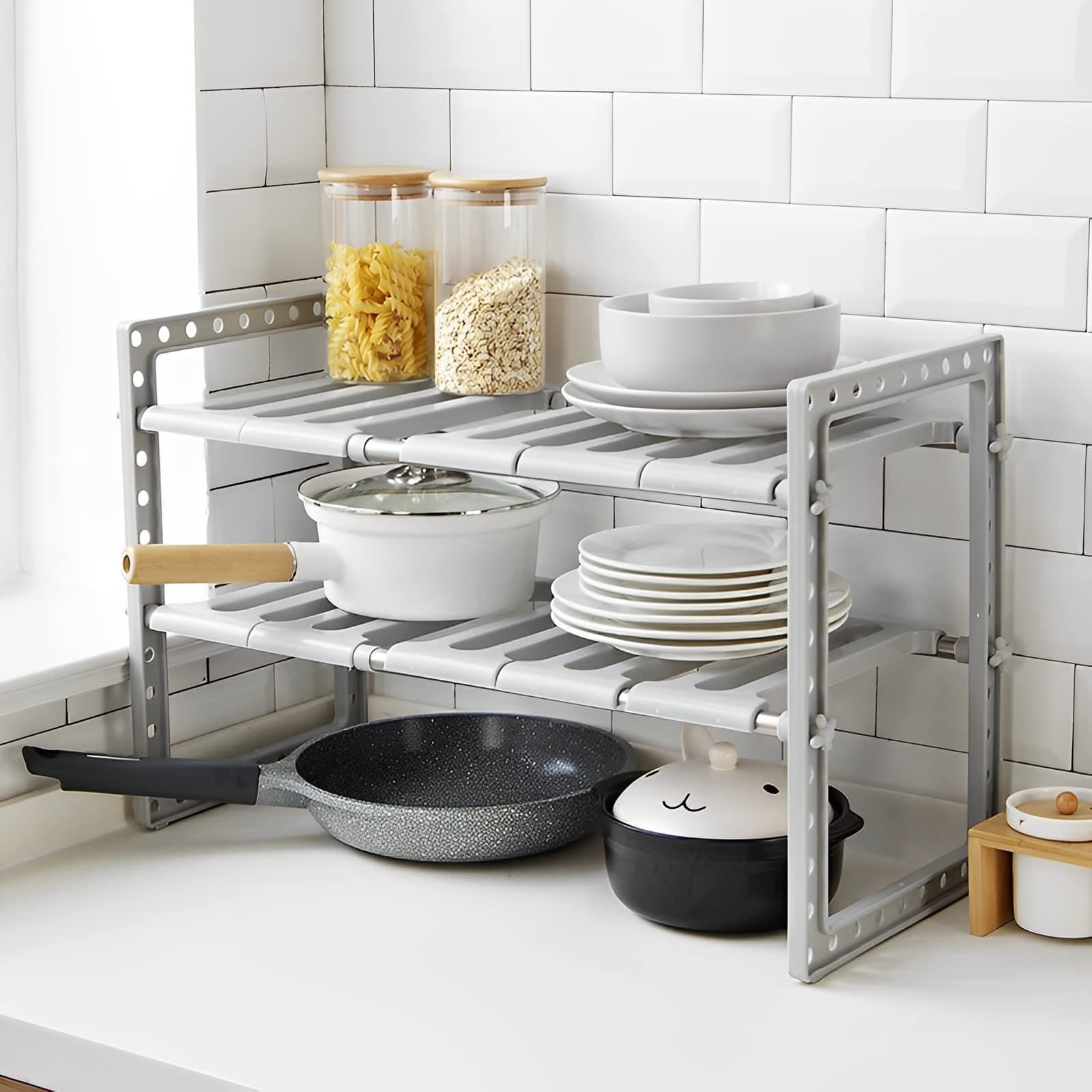 Полиця під раковину роздвижна (29433528) - фото 5 Полиця під раковину роздвижна (29433528) - фото 5