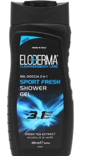 Гель для душу Eloderma Sport Fresh 3в1 для чоловіків (247612) Гель для душу Eloderma Sport Fresh 3в1 для чоловіків (247612)
