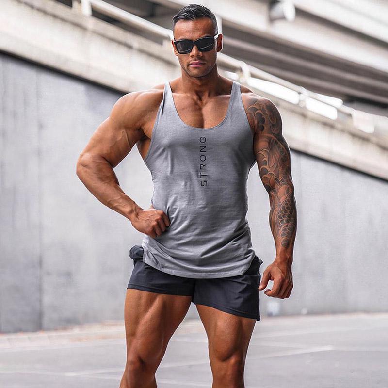 Майка чоловіча SLW M Сірий (6793)