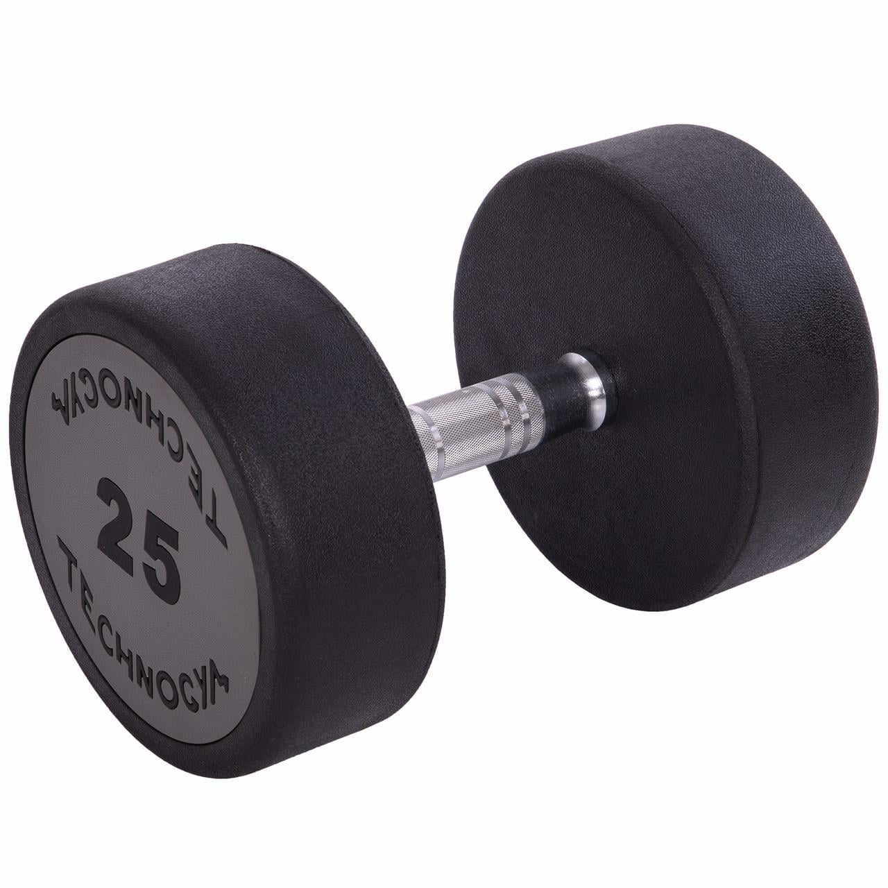 Гантель цільна Technogym LN-1254-25 з поліуретановим покриттям 25 кг Чорний/Сірий (28852840) Гантель цільна Technogym LN-1254-25 з поліуретановим покриттям 25 кг Чорний/Сірий (28852840)