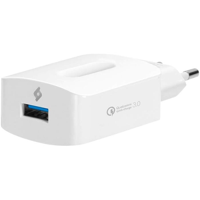 Зарядное устройство сетевое Ttec SpeedCharger 2SCQC01K 18W USB-A QC 3.0 White