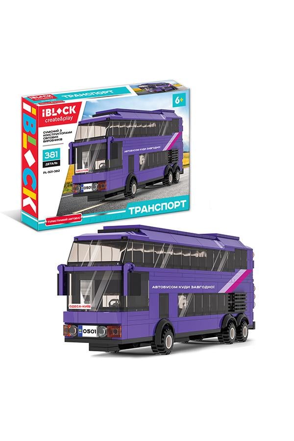 Конструктор Туристичний автобус ЦБ-00240370 Різнокольоровий (23389465)