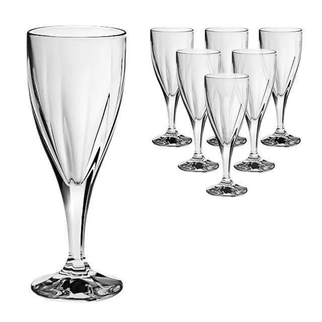 Набір келихів для вина Bohemia Victoria 10900/44600/220-609 220 мл 6 шт. (2498504736) - фото 2