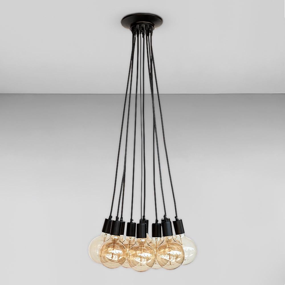 Люстра подвесная Лофт Light House LS-18680-10 BK Черный