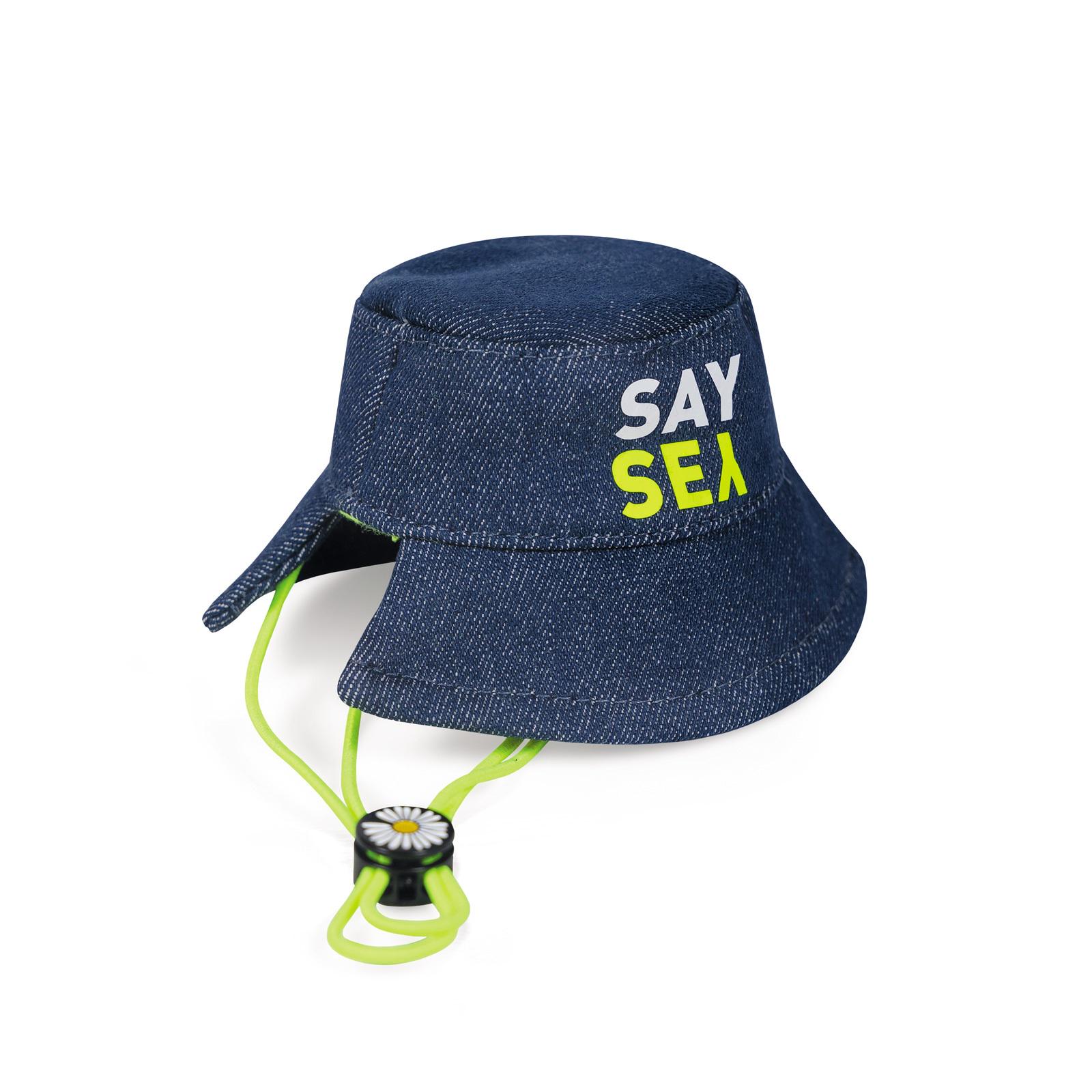 Панама Pet Fashion Party джинс S Темно-синий (4823082425419)