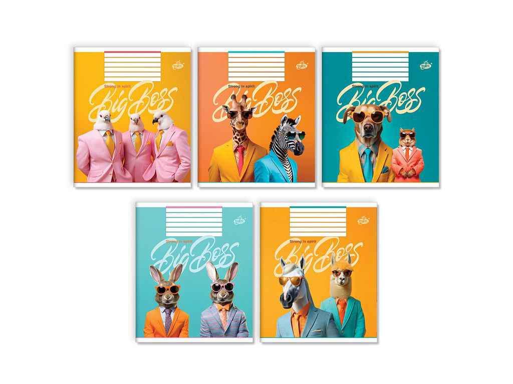 Тетрадь в линию Бріск 60 л. 15 шт. ТВ-15 №2451 Большой босс (1065741)