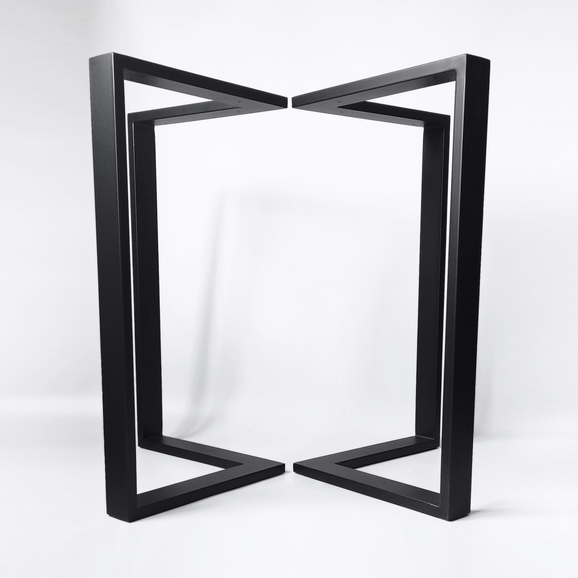 Комплект опор для столу з металу 566х325 мм H 730 мм 2 шт. Чорний (1126) - фото 6 Комплект опор для столу з металу 566х325 мм H 730 мм 2 шт. Чорний (1126) - фото 6