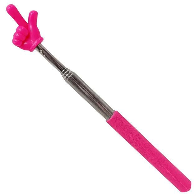 Указатель телескопическое Пикми Палец для учителя/презентаций Розовый (28443541)