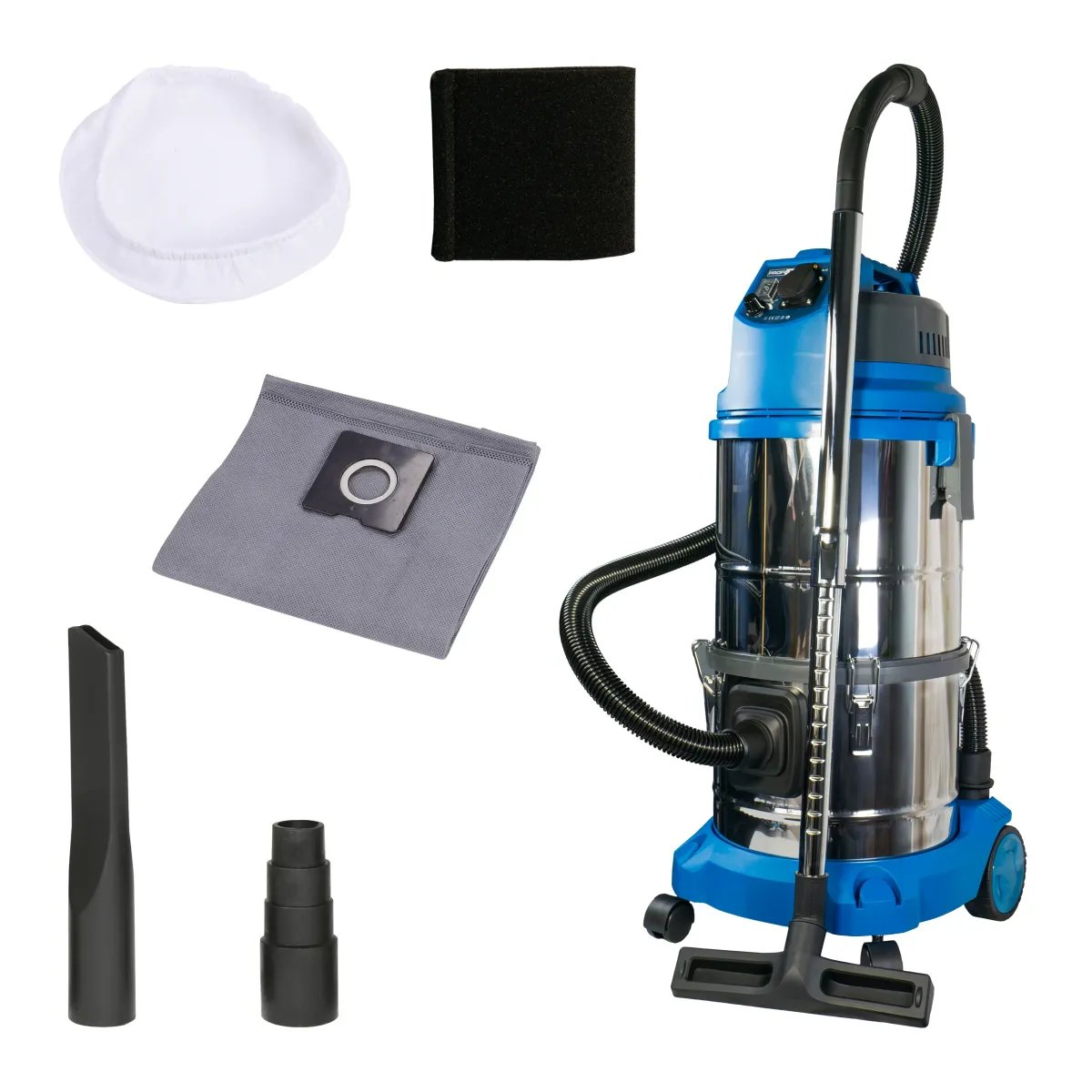 Пилосос будівельний PROFI-TEC PVC1438 з ємністю для води 1400 Вт 38 л (006532)