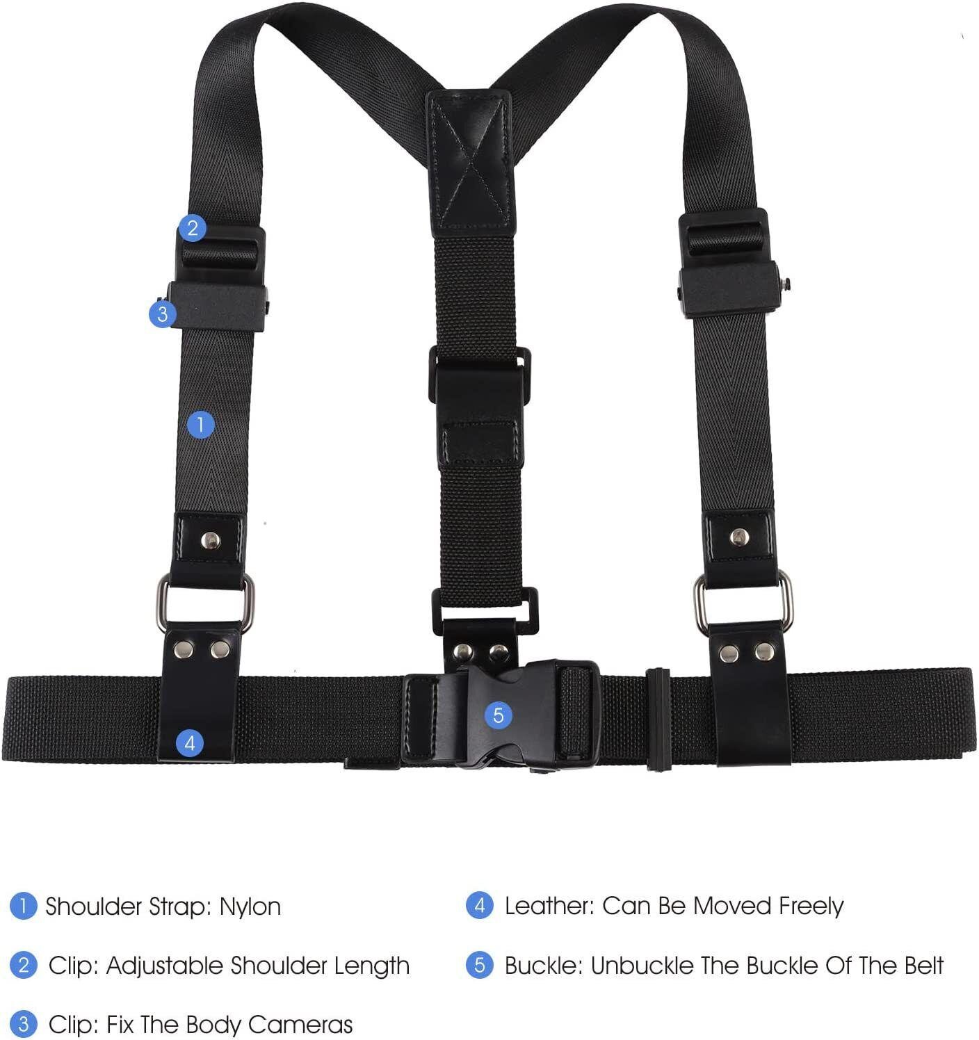 Ремінь нагрудний з кріпленням для нагрудних камер-відеореєстраторів (7706) - фото 4 Ремінь нагрудний з кріпленням для нагрудних камер-відеореєстраторів (7706) - фото 4