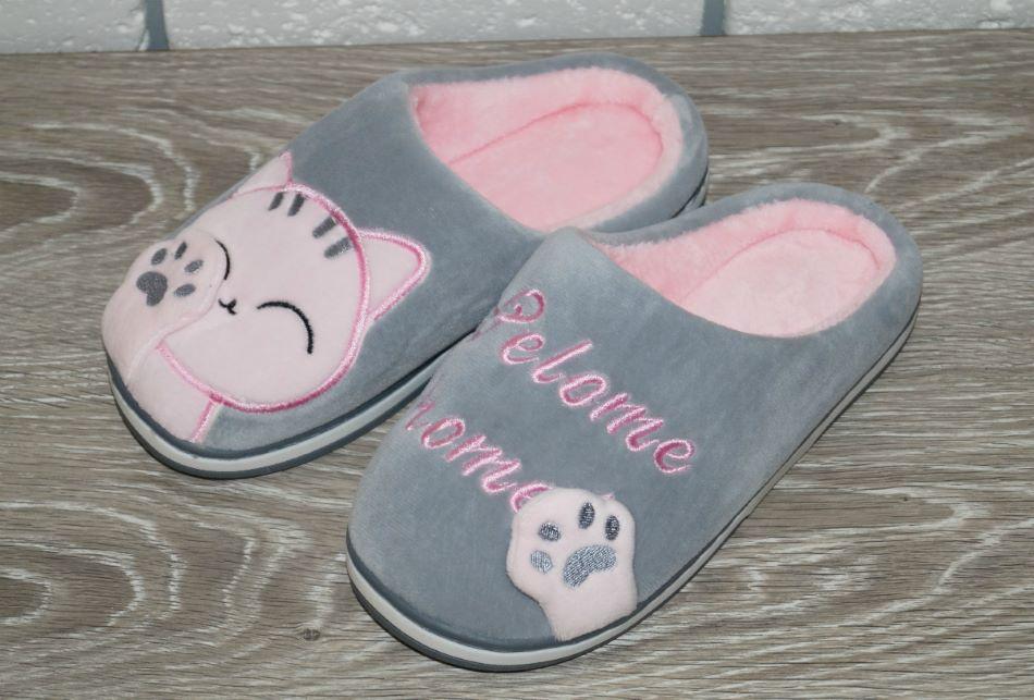 Тапочки комнатные Lion 30/31 р. 19 см Серый (30146-3031) - фото 4 Тапочки комнатные Lion 30/31 р. 19 см Серый (30146-3031) - фото 4